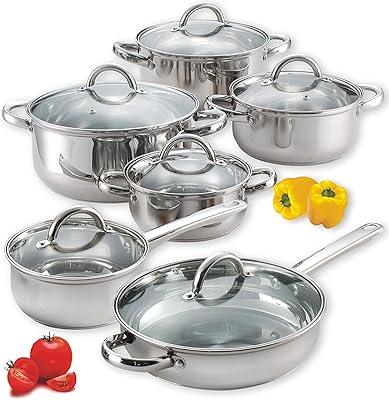 Inox set posuđa 12u1
