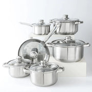 Inox set posuđa 12u1