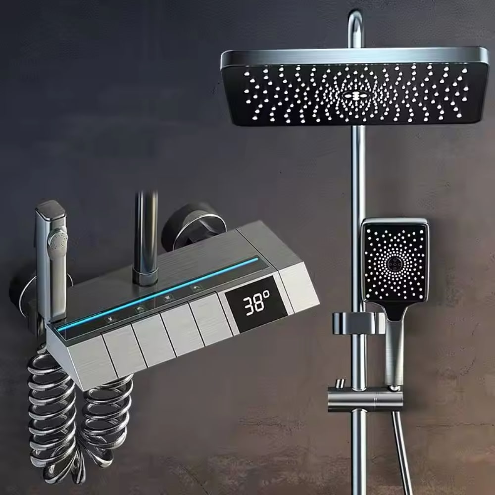 Set za tuširanje s digitalnim zaslonom 4u1